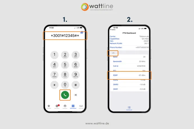Signalstärke prüfen iPhone